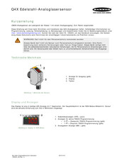 Banner Q4X Series Kurzanleitung