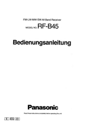 Panasonic RF-B45 Bedienungsanleitung