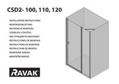 RAVAK CSD2-120 Montageanleitung