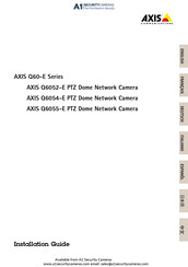 Axis Communications Q6055-E Installationsanleitung