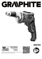 GRAPHITE 58G794 Übersetzung Der Originalanleitung