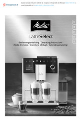 Melitta LatteSelect F630-201 Bedienungsanleitung