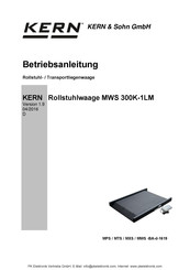 KERN&SOHN MWS 300K100M Betriebsanleitung