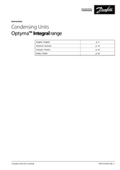 Danfoss Optyma Integral range Benutzerinstruktion