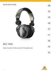Behringer BDJ 1000 Kurzanleitung