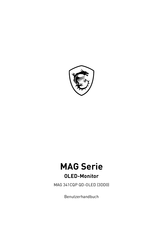 MSI MAG 341CQP QD-OLED Benutzerhandbuch