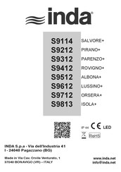 inda PIRANO+ S9212 Bedienungsanleitung