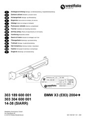 Westfalia Automotive 303 304 600 001 Montage- Und Betriebsanleitung