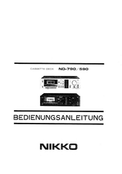 Nikko ND-590 Bedienungsanleitung