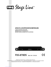 IMG STAGELINE TXS-870DS Bedienungsanleitung