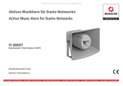 Monacor IT-400DT Bedienungsanleitung