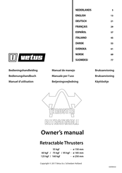 Vetus STE16024D Bedienungshandbuch