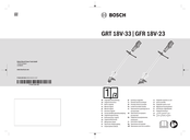 Bosch GFR 18V-23 Originalbetriebsanleitung
