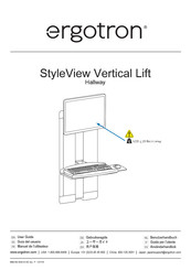 Ergotron StyleView Vertical Lift Benutzerhandbuch