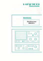 Hameg Instruments HM 203-5 Bedienungsanleitung