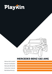 PLAYKIN MERCEDES-BENZ G63 AMG Betriebsanleitung