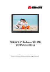 Braun DigiFrame 1095 Bedienungsanleitung