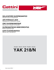 Cattini Oleopneumatica YAK 218/N Betriebsanleitung