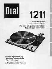 Dual 1211 Bedienungsanleitung