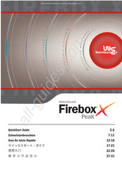 Watchguard Firebox Peak X5000 Schnellstart