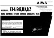 Aiwa FX-A120G Bedienungsanleitung