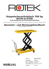 Rotek SHTM-A-0700 Wartungshandbuch