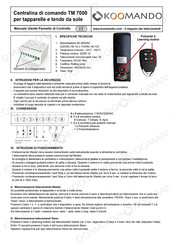 KOOMANDO TM 7000 Benutzerhandbuch
