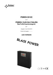 Pulsar BLACK POWER PSBEN 13,8V/2A/17Ah/EN Bedienungsanleitung