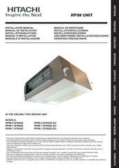 Hitachi RPIM-1.5FSN2E-DU Installationsanleitung