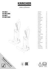 Kärcher CV 38/2 Bedienungsanleitung