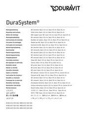 Duravit DuraSystem WD1007 000 000 Montageanleitung