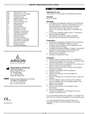 Argon Medical Devices SKATER Gebrauchsanweisung