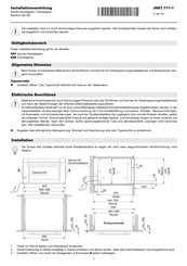 V-Zug 687 Installationsanleitung