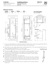 V-Zug PERFECT 10/6 649 Installationsanleitung