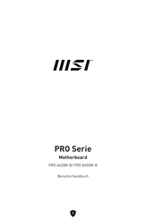 MSI PRO B650M-B Benutzerhandbuch