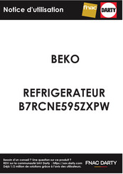 Beko B7RCNE595ZXPW Bedienungsanleitung