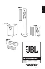 JBL CINEMA SOUND CSS10 Bedienungsanleitung