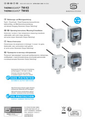 S+S Regeltechnik THERMASGARD TM43 Bedienungs- Und Montageanleitung