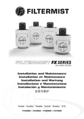 FILTERMIST FX5002 Installation Und Wartung