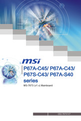 MSI P67S-C43 Serie Bedienungsanleitung