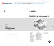 Bosch GTS 635-216 Professional Originalbetriebsanleitung