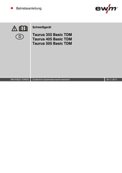 EWM Taurus 355 Basic TKM Betriebsanleitung