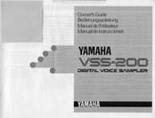 Yamaha VSS-200 Bedienungsanleitung