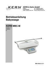 KERN&SOHN MBC-M Serie Betriebsanleitung