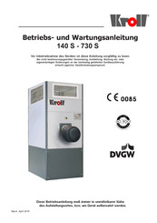Kroll 730S Betriebs- Und Wartungsanleitung