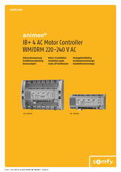 SOMFY animeo IB+ 4 DC/E Motor Controller WM 220-240 V AC Gebrauchsanweisung