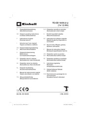 EINHELL TC-CD 18/35-2 Li Originalbetriebsanleitung
