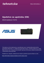 Asus TUF Gaming k1 Schnellstartanleitung
