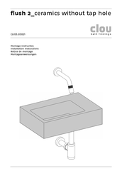 Clou flush 2_ceramics without tap hole CL/03.03021 Montageanleitung