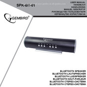Gembird SPK-BT-01 Handbuch